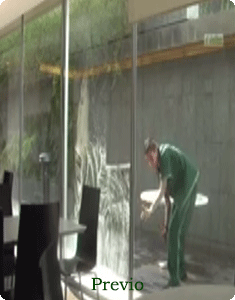 limpieza de vidrio con calidad